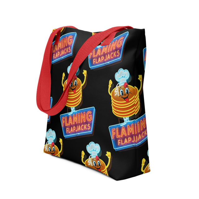 Flaming Flapjacks Diner Logo Tote