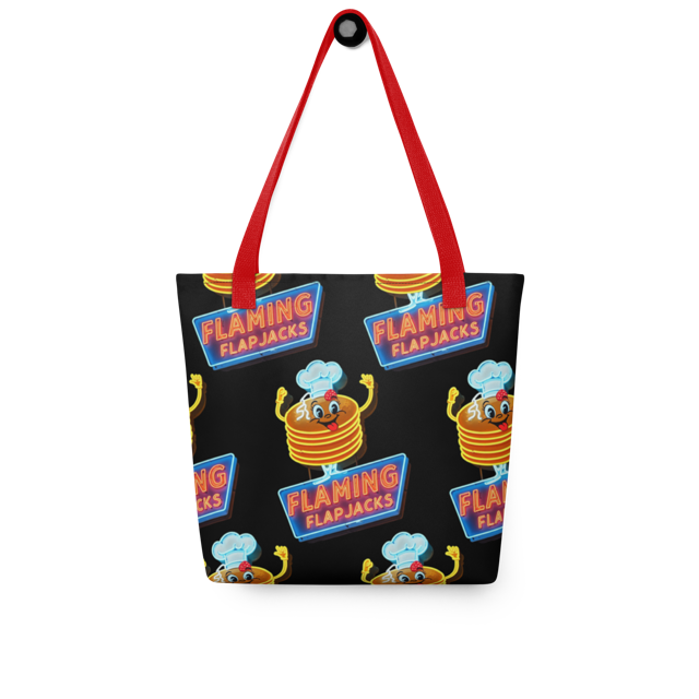 Flaming Flapjacks Diner Logo Tote