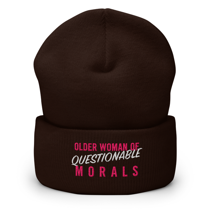 "Older Woman of Questionable Morals" Toque (Dark Color)