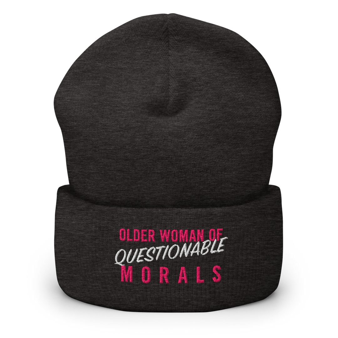 "Older Woman of Questionable Morals" Toque (Dark Color)