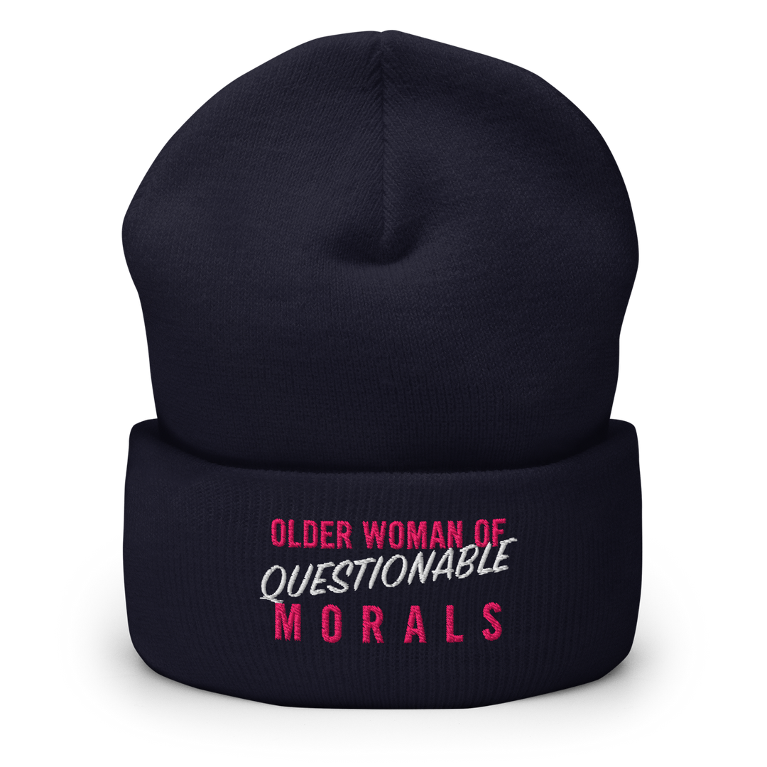 "Older Woman of Questionable Morals" Toque (Dark Color)