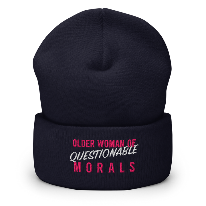 "Older Woman of Questionable Morals" Toque (Dark Color)