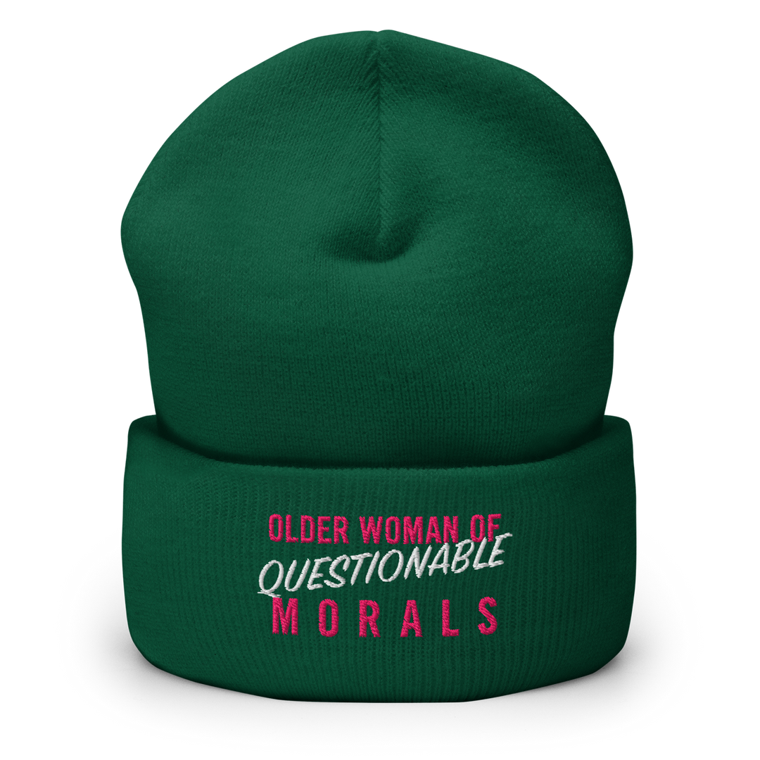 "Older Woman of Questionable Morals" Toque (Dark Color)