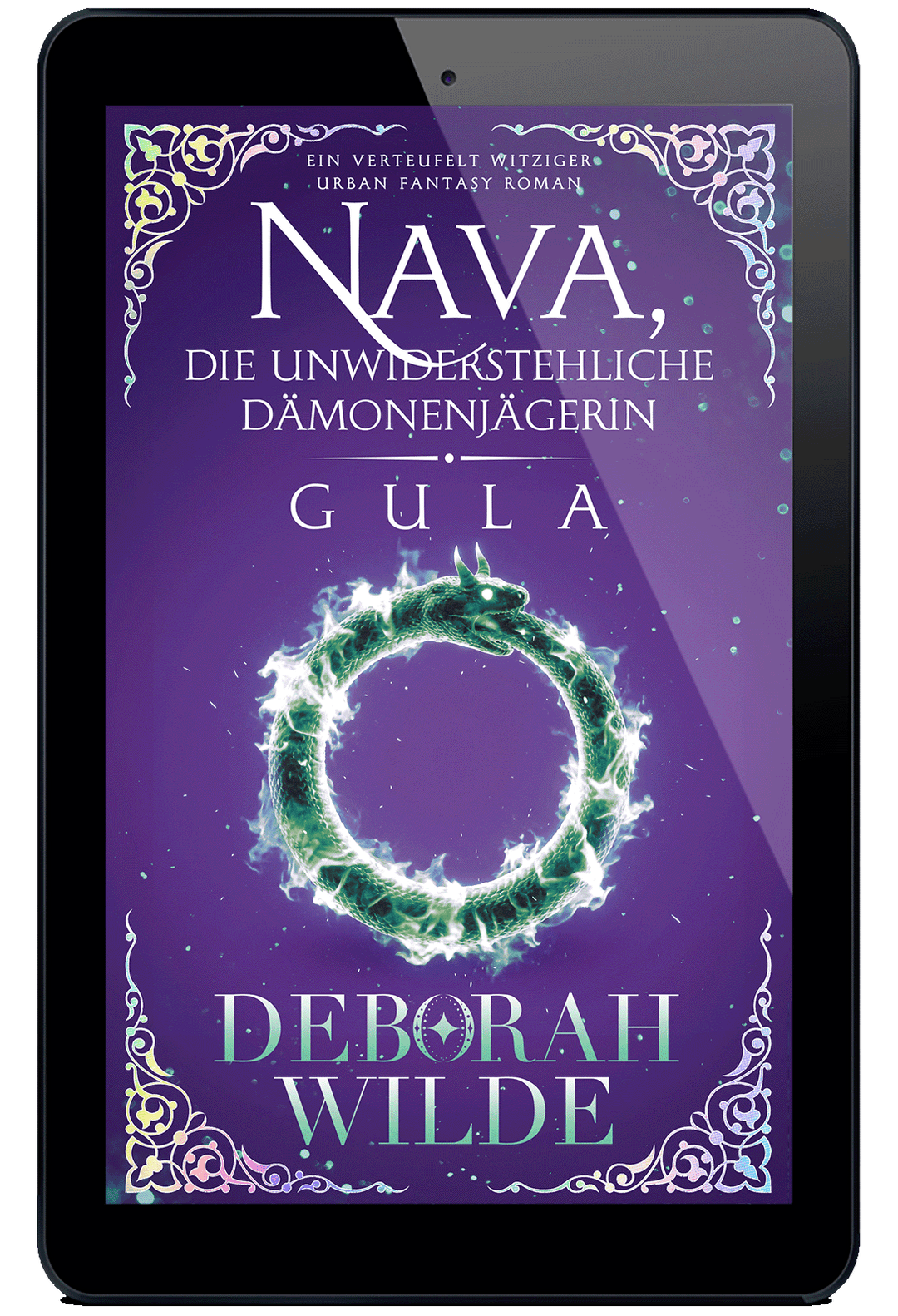 Ebook cover of "Gula". German language version of "The Unlikeable Demon Hunter: Crave" by Deborah Wilde. EIN VERTEUFELT WITZIGER URBAN FANTASY ROMAN