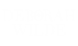Deborah Wilde Text Logo. Links to homepage.