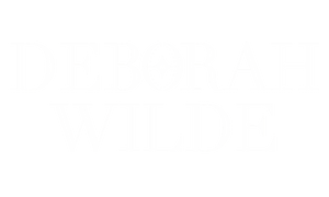 Deborah Wilde Text Logo. Links to homepage.